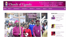 Desktop Screenshot of churchofuganda.org